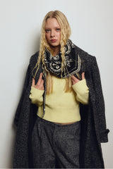 Printed Knit Scarf