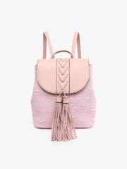Eleanora Straw Backpack