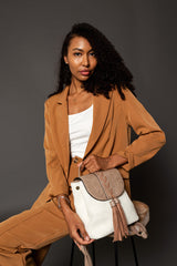 Eleanora Straw Backpack