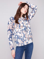 Reversible Printed Sweater