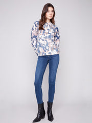 Reversible Printed Sweater
