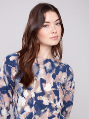 Reversible Printed Sweater