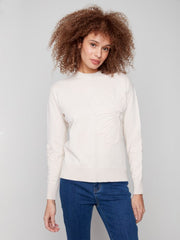 Floral Soutache Sweater