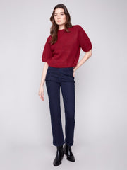 Elbow Balloon Sleeve Sweater