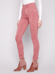 Cuffed Hem Twill Pant