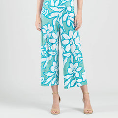 Modern Floral Gaucho Pant