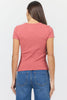 Journee Scoop Neck Ribbed Tee