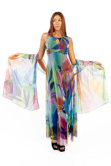Morgan Keyhole Long Dress