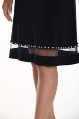 A-line Shift with Mesh Inlay