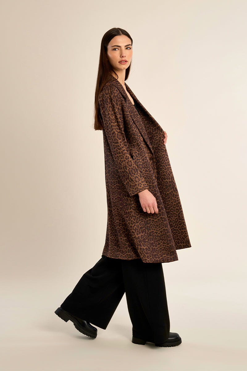 Long Double Button Down Coat