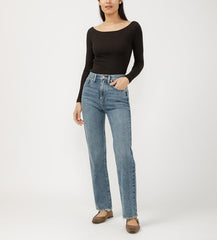 Highly Desirable High Rise Straight Leg Jeans