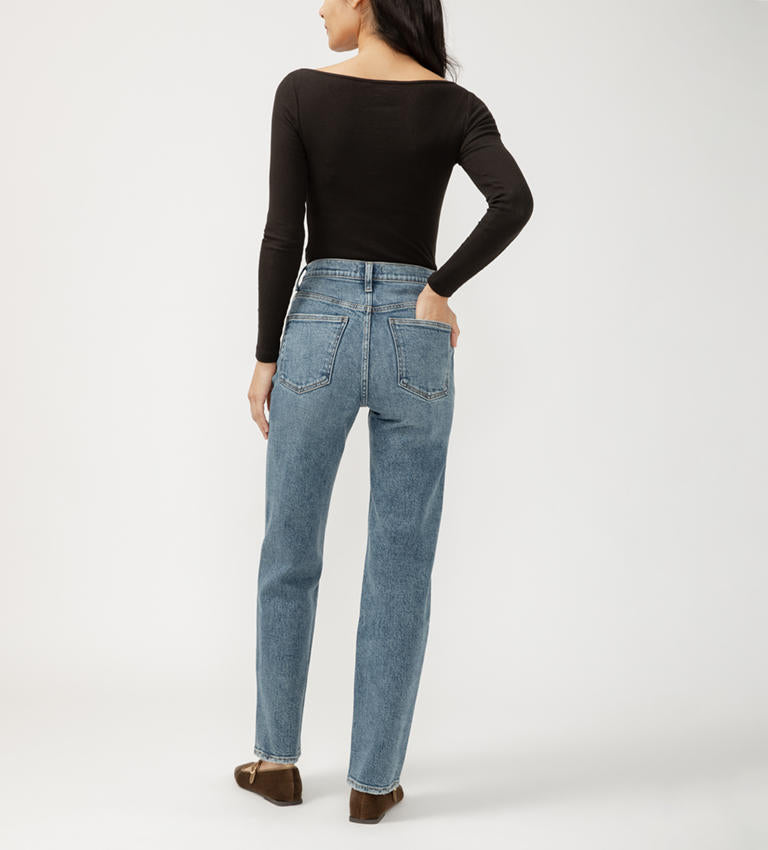 Highly Desirable High Rise Straight Leg Jeans