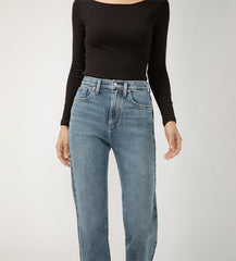 Highly Desirable High Rise Straight Leg Jeans