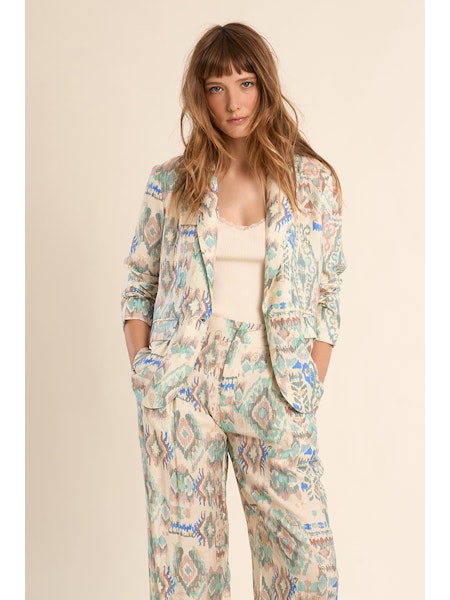Straight Leg Pattern Pants