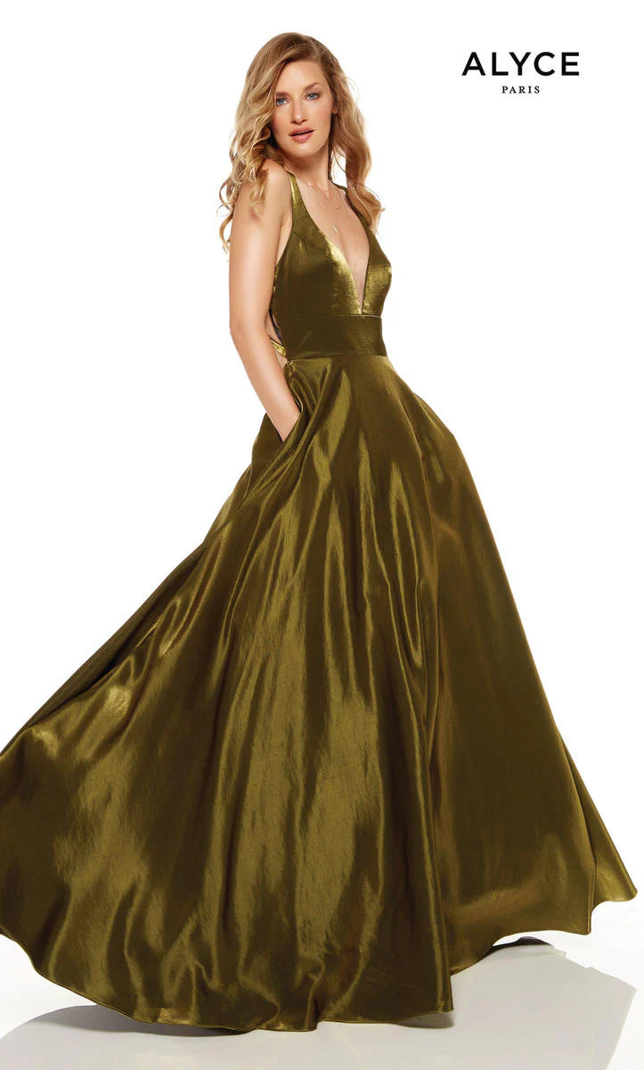 Alyce 1522 Satin Flowy 00 olive