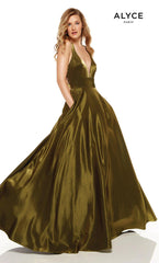 Alyce 1522 Satin Flowy 00 olive