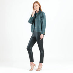 Liquid Leather Barn Coat