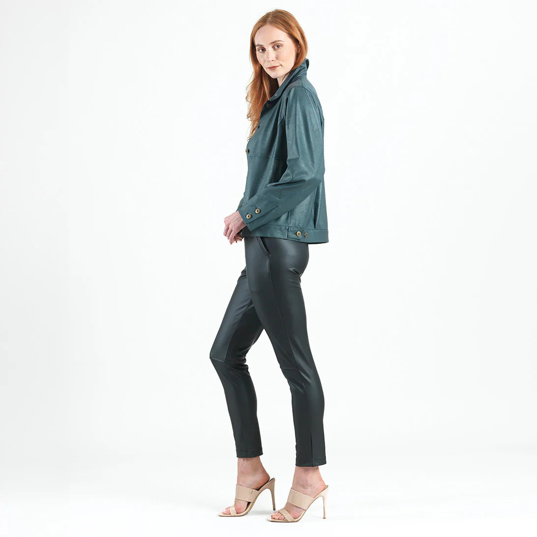 Liquid Leather Barn Coat