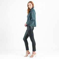 Liquid Leather Barn Coat