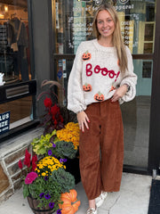 Boo Pumpkin Sweater