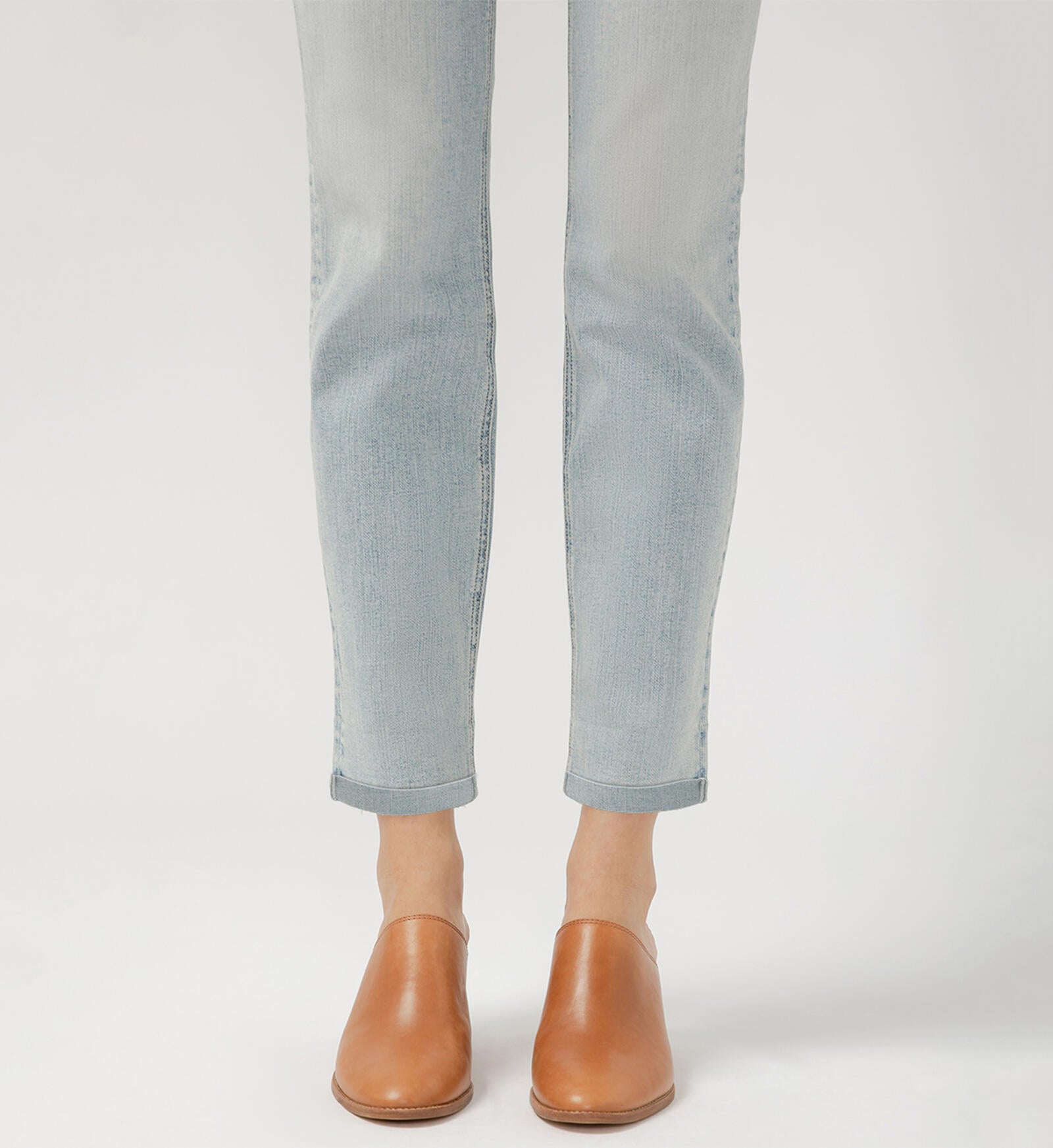 Boyfriend Mid Rise Slim Leg Jean