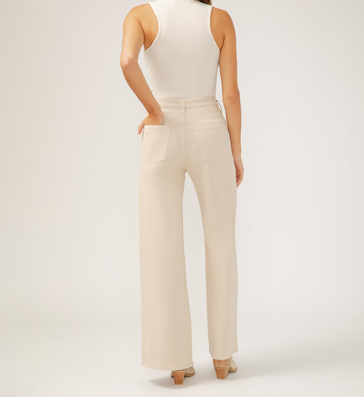 Highly Desirable High Rise Ultra Wide Leg Jeans