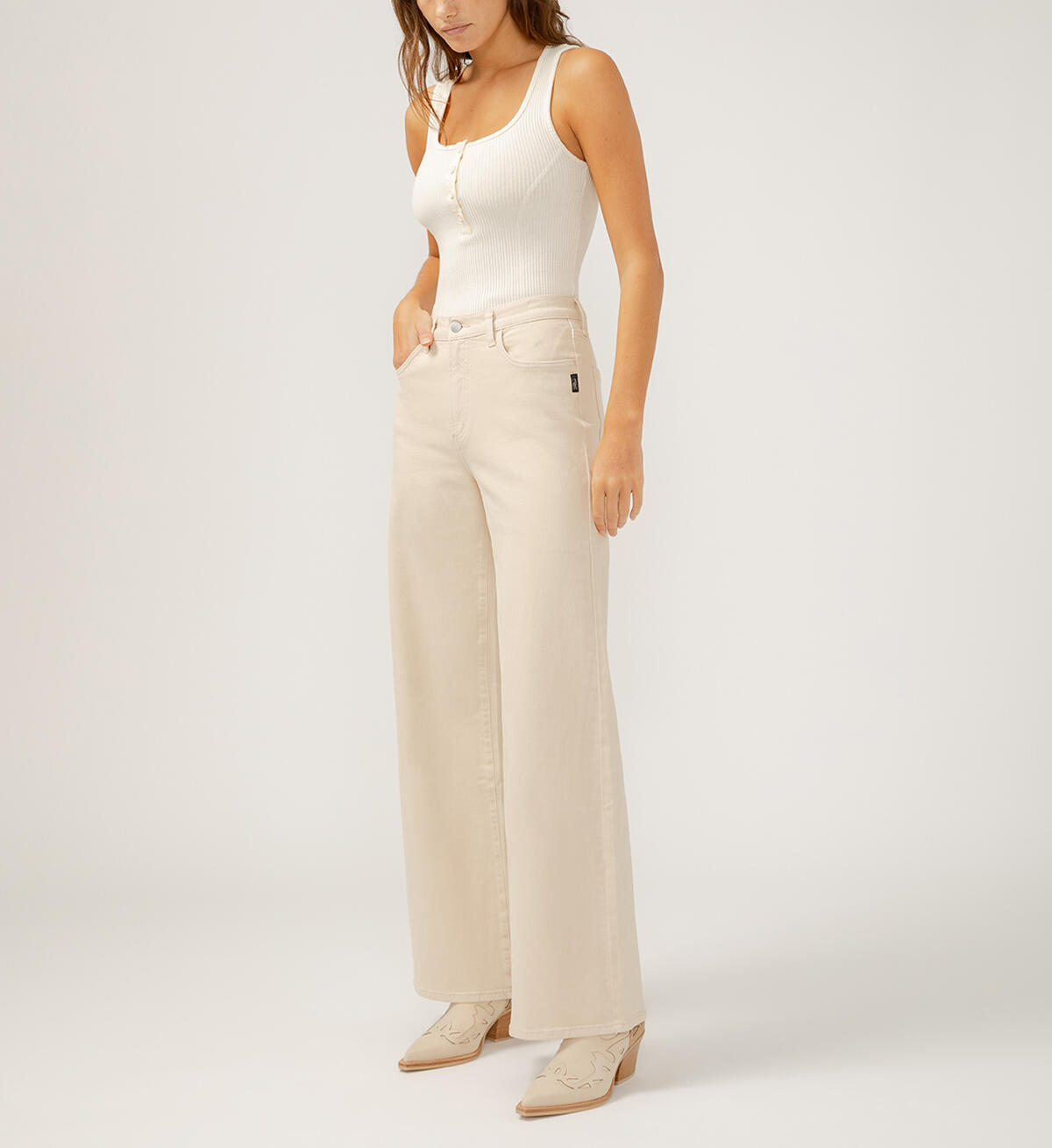 Highly Desirable High Rise Ultra Wide Leg Jeans