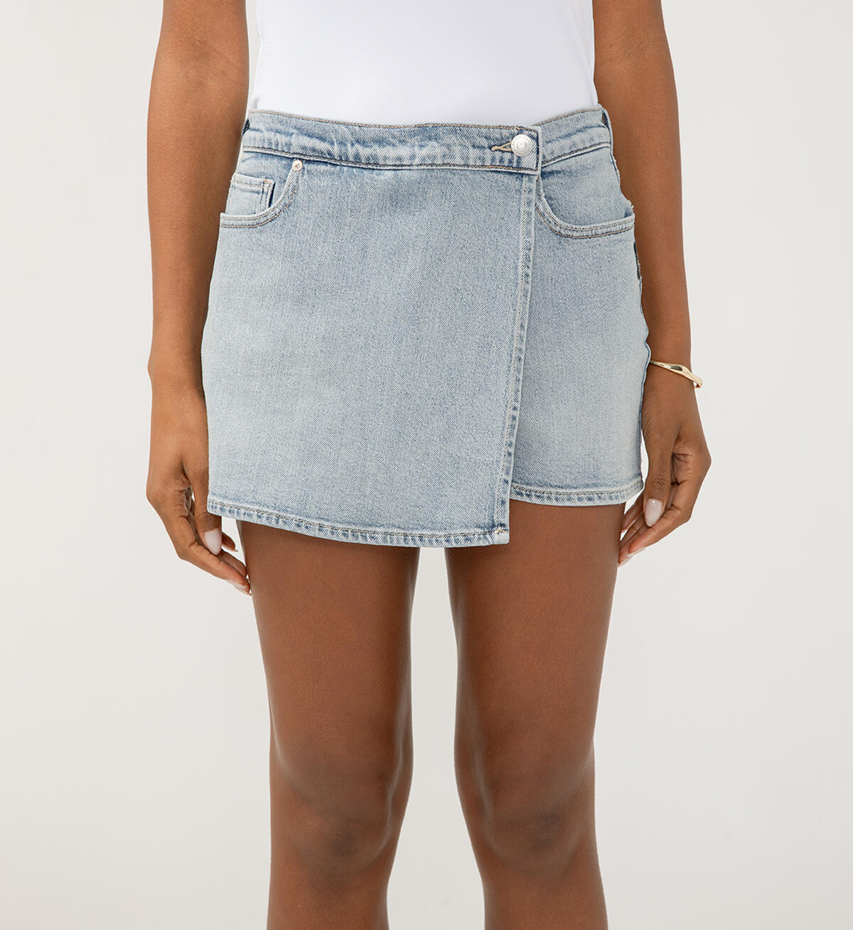 Denim Skort