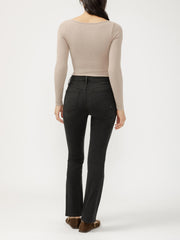 Isbister High Rise Straight Leg Luxe Stretch