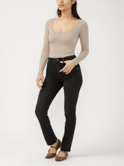 Isbister High Rise Straight Leg Luxe Stretch