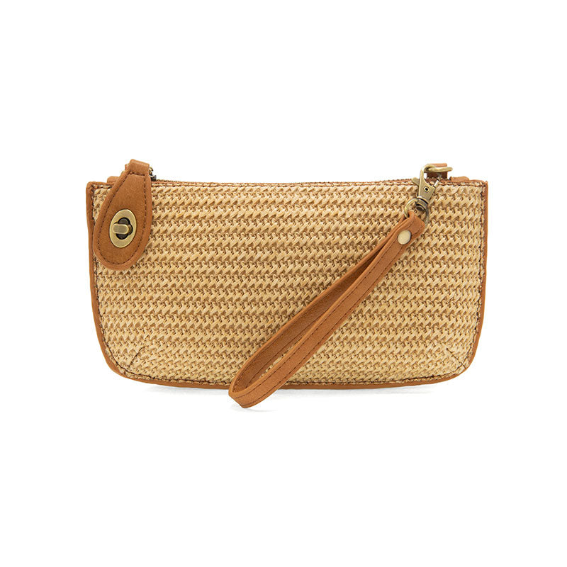 Straw Mini Wristlet Crossbody