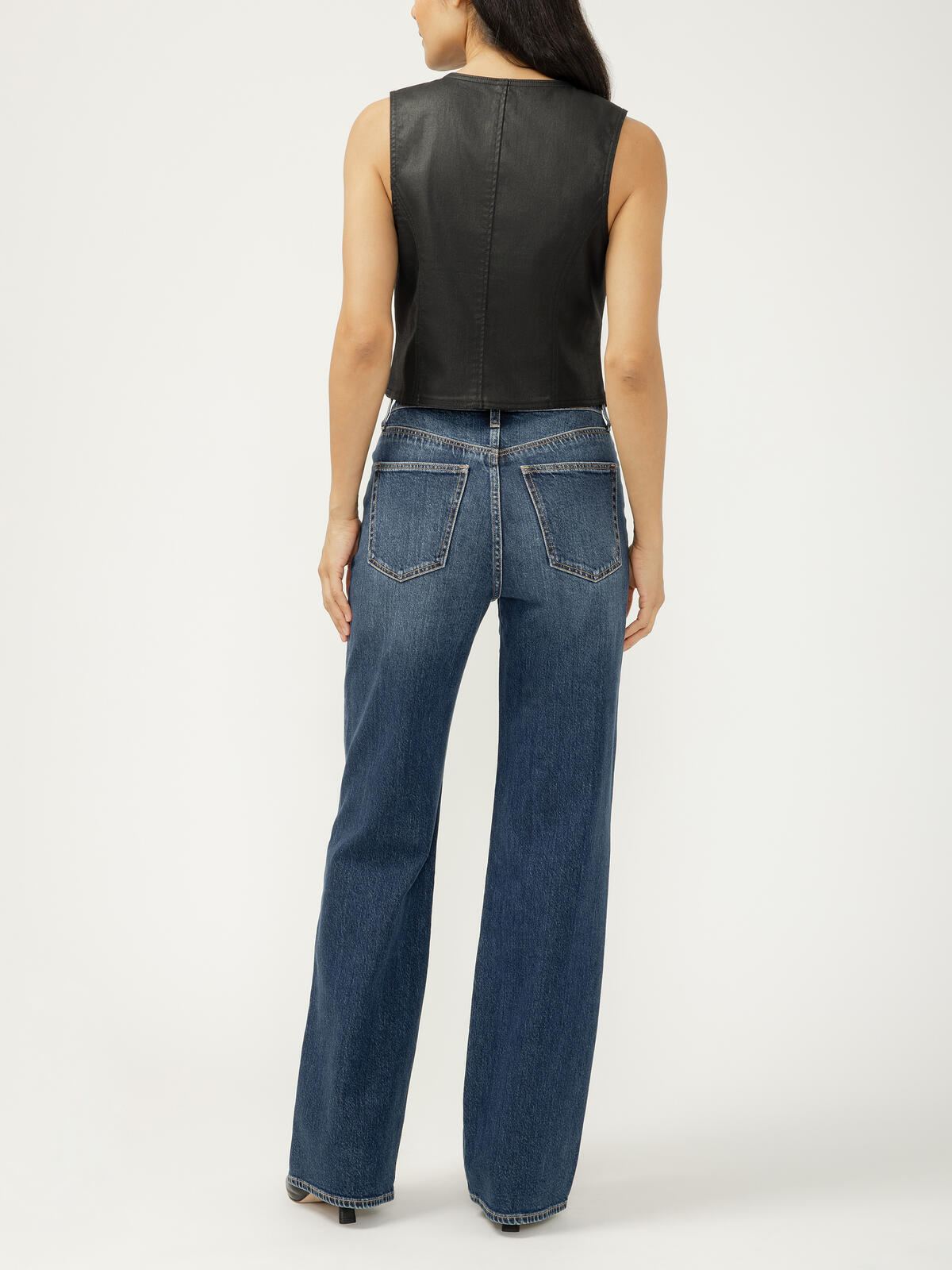 Highly Desirable High Rise Studded Trouser Leg