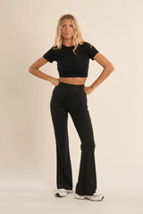 Knit Flare Leggings