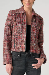 Zip Jacket With Fringe