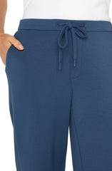 Pull-on Wide Leg Crop