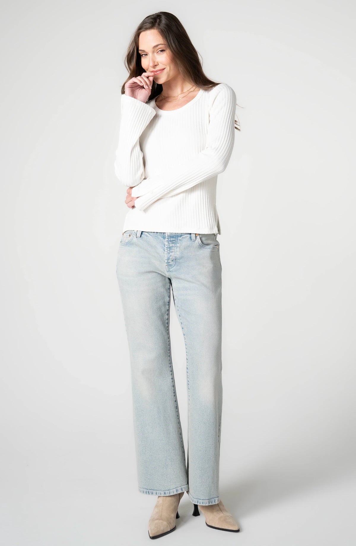 Dakota Low Rise Loose Flare
