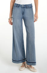 Super Stride Wide Leg w Shadow Cuff Denim