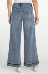 Super Stride Wide Leg w Shadow Cuff Denim