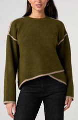 Long Sleeve Sweater W/ Tulip Hem