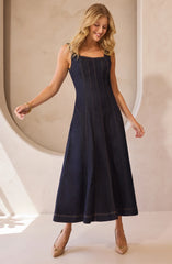 Fit 7 Flare Midi Dress