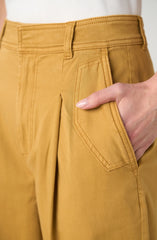 High Rise Pleated Trouser 28in