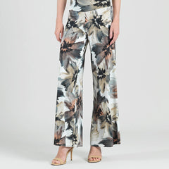 Floral Knit Palazzo Pant