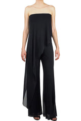 Black Jumpsuit with Overlay