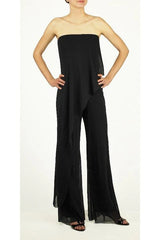 Black Jumpsuit with Overlay
