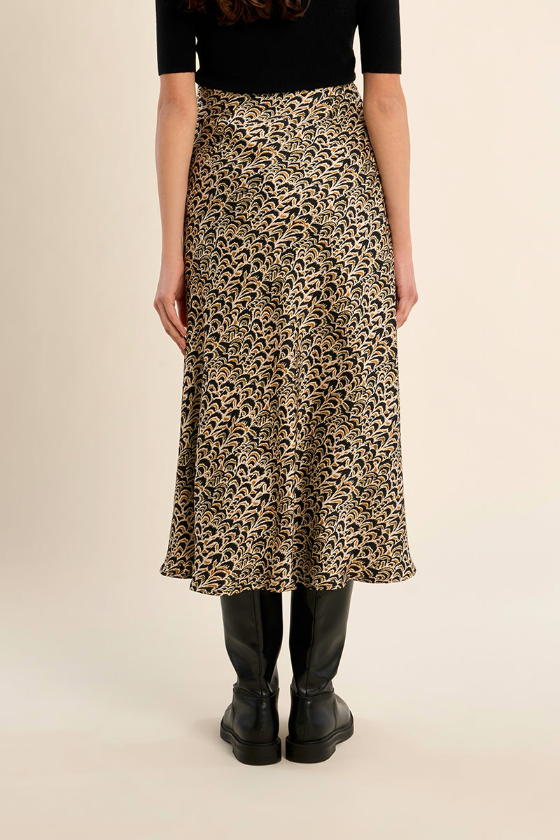 Printed Maxi Skirt