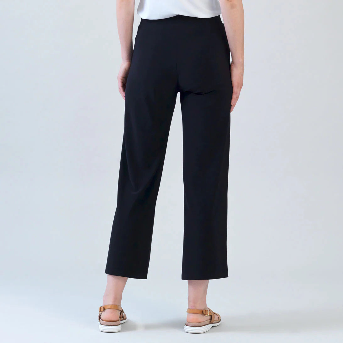 Relaxed Kick Front Slit Ankle Pant