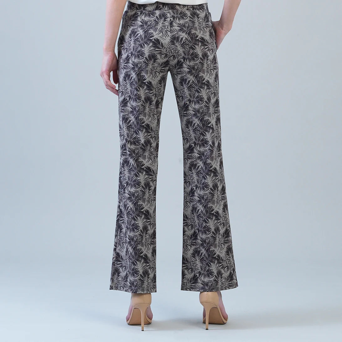 Palm Print Pull On Pant