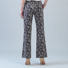 Palm Print Pull On Pant
