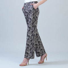 Palm Print Pull On Pant