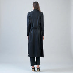 Liquid Leather Trench Coat
